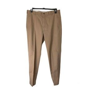 Brooks brothers Men Advantage Chino Clark Khaki size 36 X 32 Small Hem Flaw